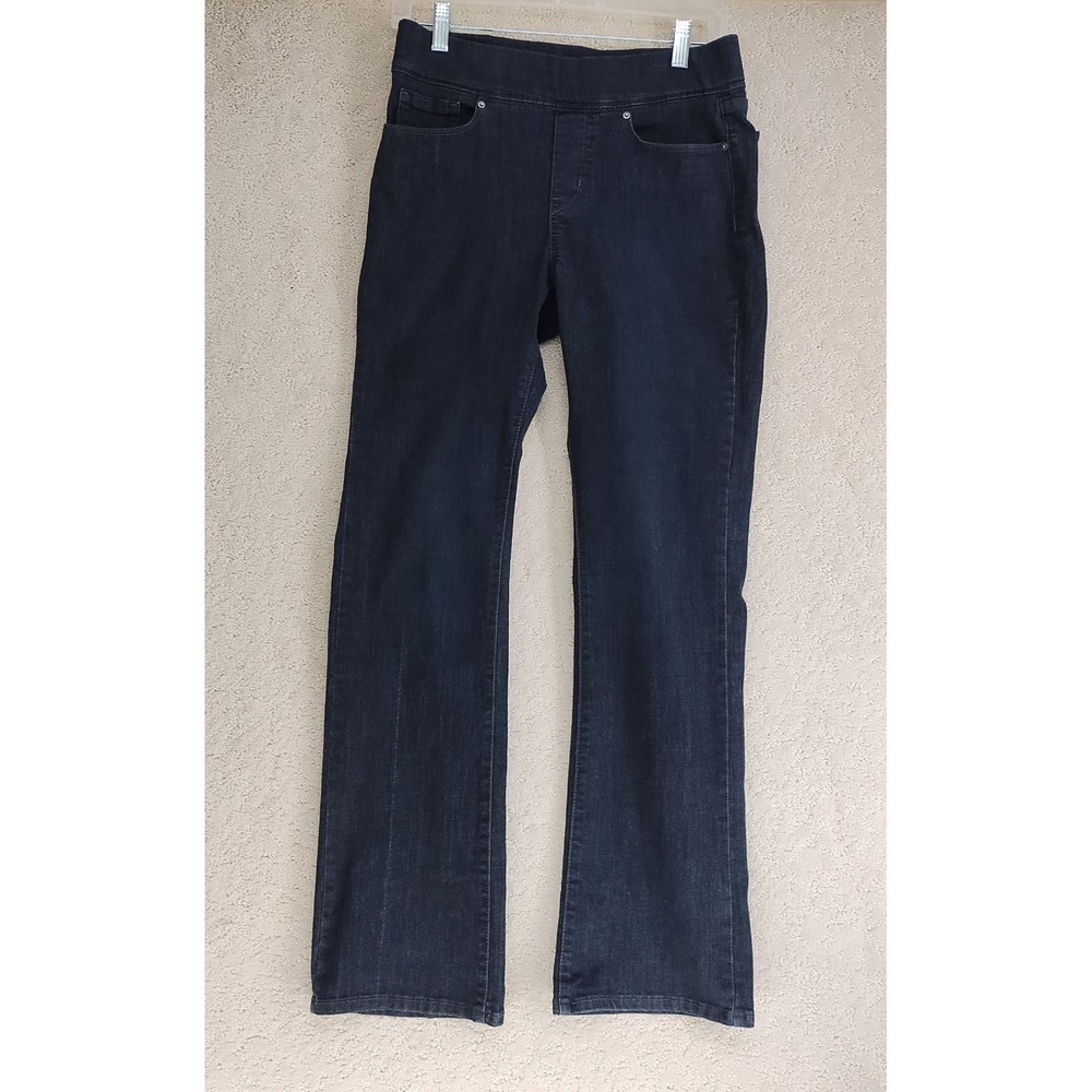 Levi Strauss Signature Jeans Womens 27 Pull On Bootcut Totally Shaping Dark Blue